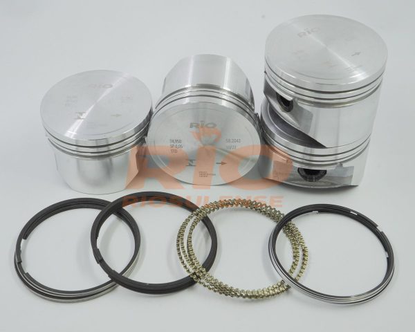 PISTÃO COM ANÉIS 206 1.4 8V TU3JP FLEX 80-82cv - +0,5